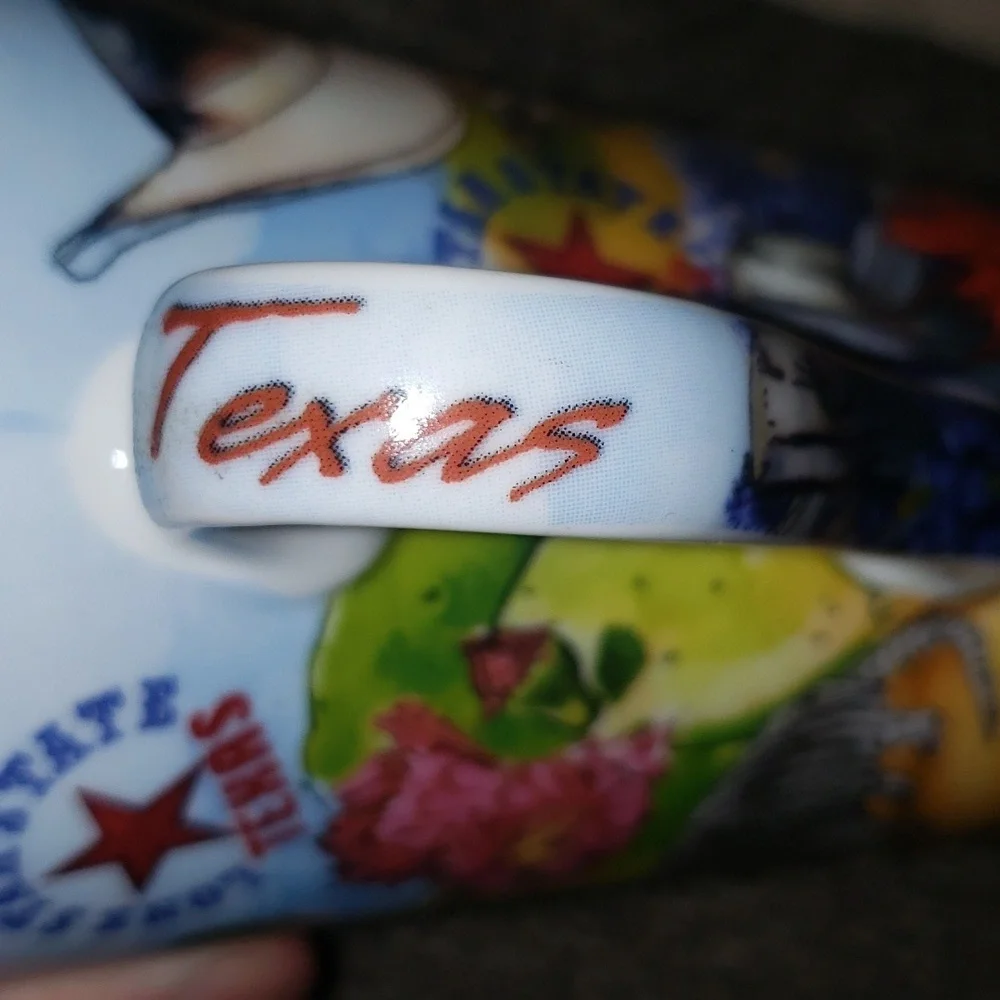 I Love Texas Mug/cup 10 Oz Lone Star State Ceramic The Post Card Factory
